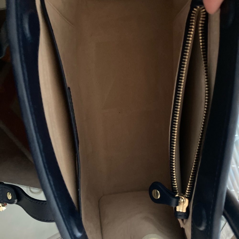 Strathberry Navy, Red, and White Tote Bag - Picture 7 of 16